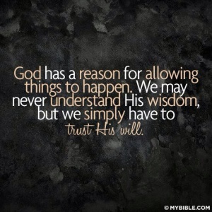 Trust His Will